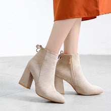 Load image into Gallery viewer, Women Ankle Multi Color Shoes Woman zip Boots Sexy High Heels.