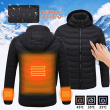 Load image into Gallery viewer, Heated Outdoor USB Electric Battery Long Sleeves Jacket.