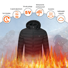 Load image into Gallery viewer, Heated Outdoor USB Electric Battery Long Sleeves Jacket.