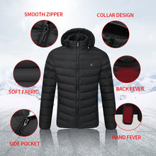 Load image into Gallery viewer, Heated Outdoor USB Electric Battery Long Sleeves Jacket.